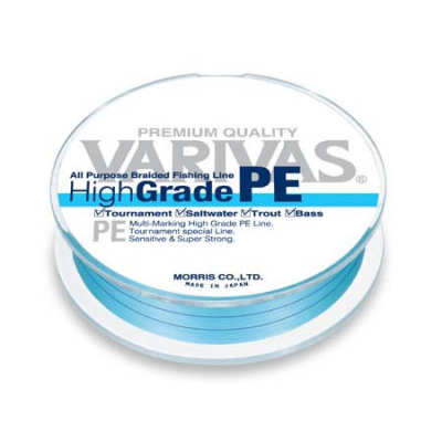 Шнур плетеный Varivas High Grade PE 150m 0,165mm 6.8кг. #1