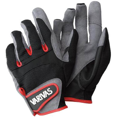 Перчатки для джиггинга Varivas Glove VAG-10 цв. черный размер L