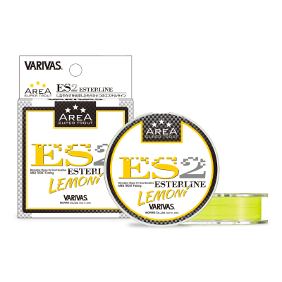 Леска Varivas Super Trout Area ES2 Ester Lemoni 80m #0.3 1.75LB