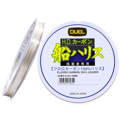 Леска флюорокарбон Duel H.D. Carbon Fune Leader Fluorocarbon 100% 100м # 1.5 (0.205мм) 3kg (H1143)