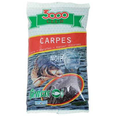 Прикормка Sensas 3000 Club CARP Noire 1кг