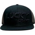 Кепка Lucky Craft Flat - Black and Black/черный-черный