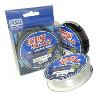 Леска флюорокабон Trout Zone Extreme 35m 0.30 mm / 15 lb