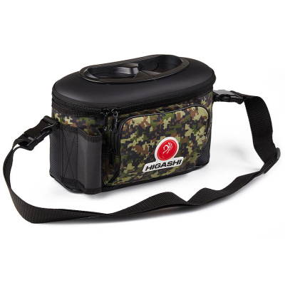 Сумка-кан Higashi Live bait box 7.5L (#Green Digital Camo)