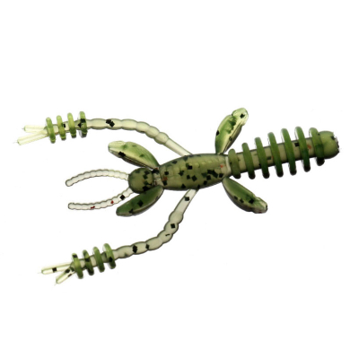 Мягкая приманка Flagman Raid 1.6" цв. #1816 Black/Chartreuse (8шт)