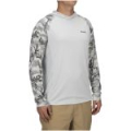 Термофутболка Simms SolarFlex Hoody - Print, Woodland Camo Sandbar, S