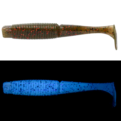 Силиконовая приманка Daiwa Bait Junkie 3.2" Minnow цв. MUD BLOOD UV