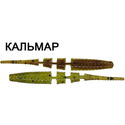 Силиконовая приманка Crazy Fish Polaris 3" 24-68-4d-6 кальмар цв. chart swamp (шартрес болото)