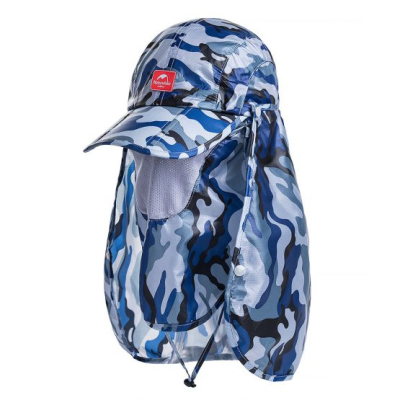 Кепка Naturehike Ultralight Folding Quick-Dry Cap - Blue camouflage