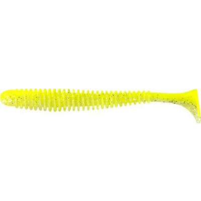 Мягкая приманка Allvega Skinny Tail 8,75см 5г (5шт.) цв. Lemon back silver flake