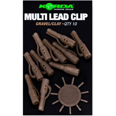 Клипса безопасная Korda Lead Clip Pin Gravel/Clay