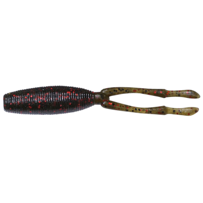 Силиконовая приманка Megabass TK Twister Jr. цв. Olive Red Flake