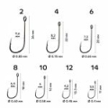 Одинарный крючок CF Micro Jig BH hook №10 15 шт