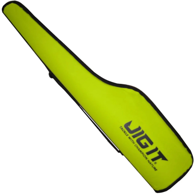 Чехол для зимних удилищ Jig It полужесткий, Lime, l - 80 см