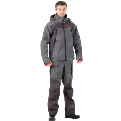 Костюм NovaTex «Фиш Мастер» (таслан, серый) GRAYLING, р-р 48-50 рост 182-188