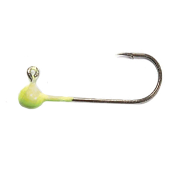 Джиг-головка 0,3 в упаковке 5шт,крючок KUMHO №6 шартрез