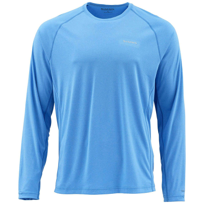 Термофутболка Simms SolarFlex LS Crewneck - Solid, Pacific Heather, L