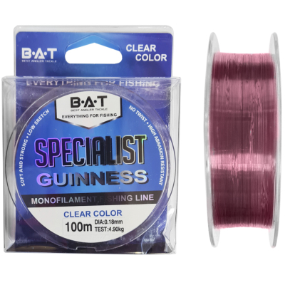 Леска ВАТ Specialist Guinness 100 м 0,18 мм.