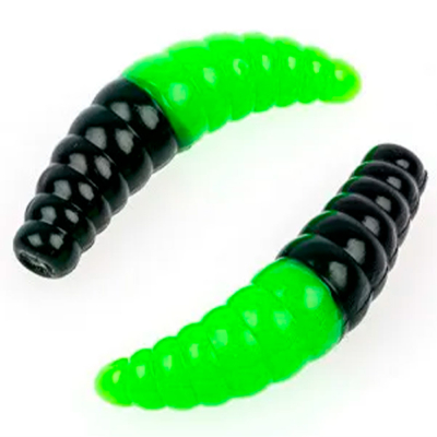 Силиконовая приманка Akara Trout Time MAGGOT 1,6 Shrimp 455 (10 шт.)