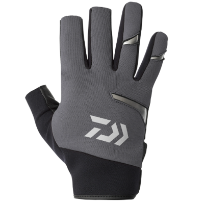 Перчатки Daiwa DG-8424W Cold Protection Light Grip Gloves 3 Long Cut (Gunmetal) XL (4550133486999)