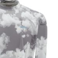 Футболка Simms Solarflex Crewneck Grey Cloud Camo размер S