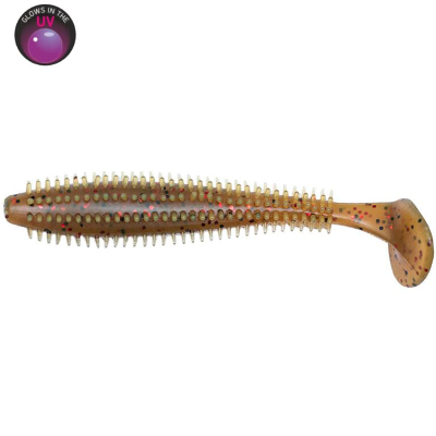Силиконовая приманка Fox Rage Spikey Shad Ultra UV Bulk 4.75"/120mm цв. Motor Oil (UV) (NPK003)