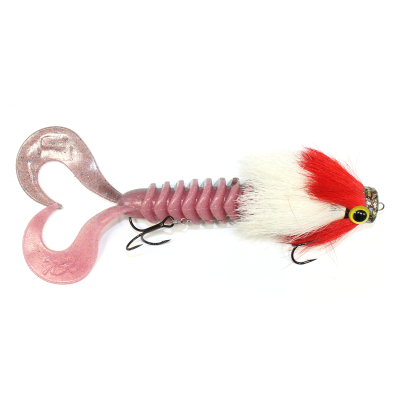 Приманка RSK Fishing MAUS XXL 25 mm (диаметр головы) 25см 98г розовое тело красно-белая голова