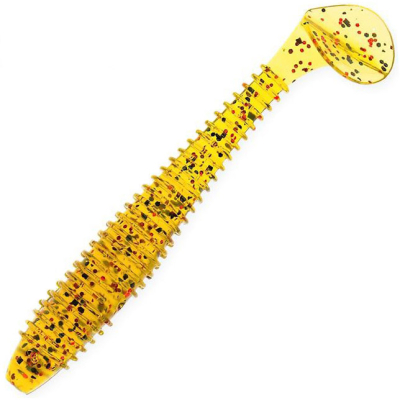 Силиконовая приманка Akara Fat Tail-3,3 80мм цвет K002 (4 шт)
