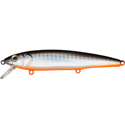 Воблер Strike Pro Flash Minnow 85, 85 мм, 8,6 гр. цвет: A70-713 Black Silver OB (9931928)