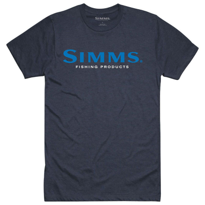 Футболка Simms Logo T-Shirt S19, XL, Navy Heather