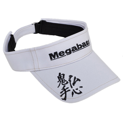 Солнцезащитный козырек Megabass Sun Visor White/Black