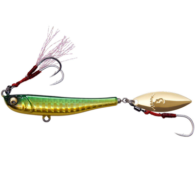 Тейл-спиннер Megabass Makippa 3гр. цв. Green Gold