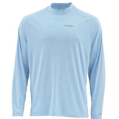 Термофутболка Simms Solarflex LS Crewneck - Graphic Print, Tarpon Glacier, M