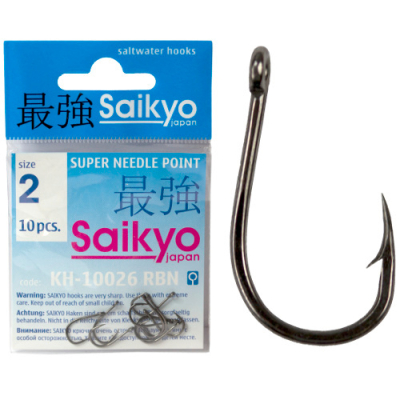 Крючки Saikyo KH-10026 Chinu Ring BN №0,8 (10шт)