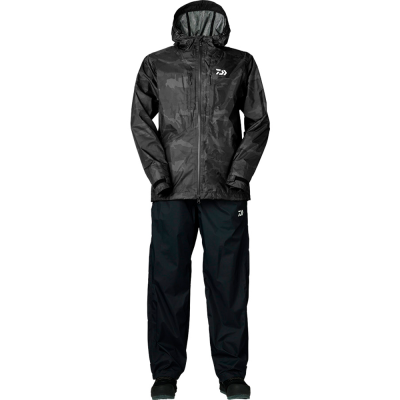 Костюм Daiwa DR-3322 черный камуфляж р. 2XL