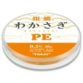 Шнур PE Toray Wakasagi PE 30m Orange # 0.25 2.3kg.