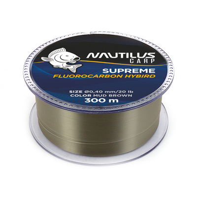 Леска Nautilus Supreme Fluorocarbon Hybrid d-0.30мм 12lb 300м*