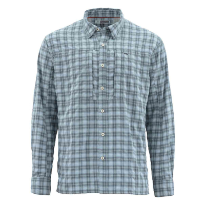 Рубашка Simms BugStopper LS Shirt, Storm Plaid, M
