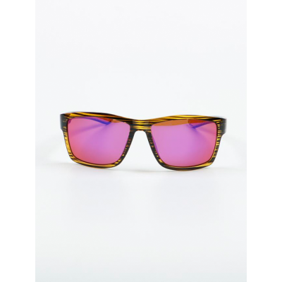 Очки поляризационные Extreme Fishing ADD-336, цвет оправы Блестящий коричневочерный полосатый, цвет линз Фиолетовый Revo