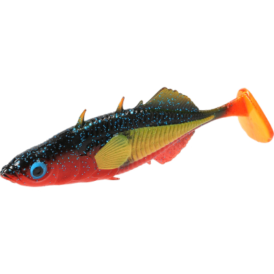 Силиконовая приманка Mikado Real Fish Stickleback 5cm цвет RED KILLER (5шт.) (PMRFS-5-RK)