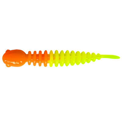 Силиконовая приманка Trout Bait Chub 65 Чеснок цв. 22 (Orange-Lemon)