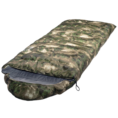 Спальный мешок Indiana Traveller camo L-zip от -12 С (с подголовником 230x90см)