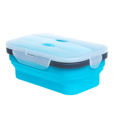 Контейнер силиконовый складной 900мл с ловилкой Premier Fishing (PR-FH016)