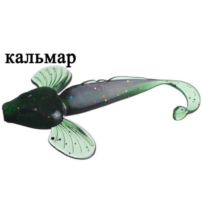 Силиконовая приманка Flagman Grasper 2.7" цв. brilliant green 7pc squid