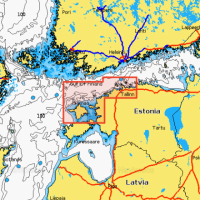 Карта Navionics Hiiumaa - West Estonia 5G365S (Иумаа - Западная Эстония)