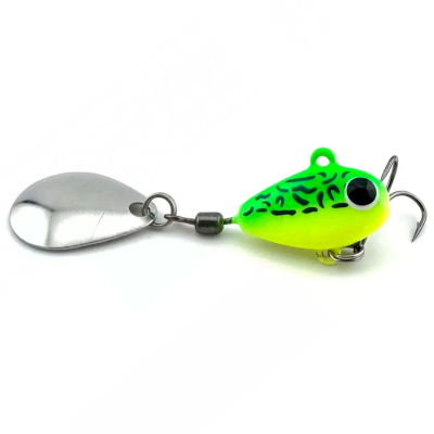 Тейл-спиннер UF-Studio Hurricane 18g цв. GRIA Lime