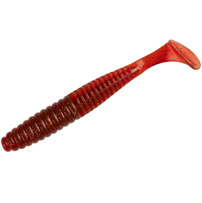 Силиконовая приманка @SnastiZdraste Виброхвост 12см #004-Кровавая Маша (4шт)