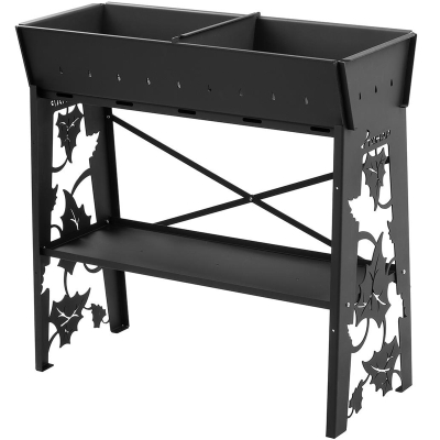 Мангал стационарный Гефест Премиум 3мм 895х370х850 термокраска Тонар (T-MS-08GP)