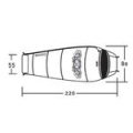 Спальный мешок Nova Tour "Крым +10 V2" 95425-314-Left