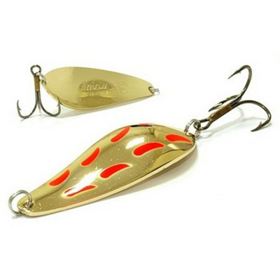 Блесна Mister Cro АТОМ 67мм 18гр. цвет G с точками